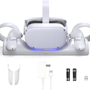 Charging Dock for Meta Quest 2, VR Charger Station USB-C Charger & Cable